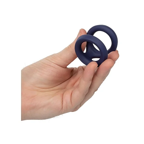 Viceroy Dual Ring - Blauw van het merk Viceroy - Cockringen - online bestellen bij Masculum.nl. De discrete online seks-toys en erotisch heren ondergoed winkel voor gay & hetero mannen.