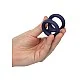 Viceroy Dual Ring - Blauw van het merk Viceroy - Cockringen - online bestellen bij Masculum.nl. De discrete online seks-toys en erotisch heren ondergoed winkel voor gay & hetero mannen.