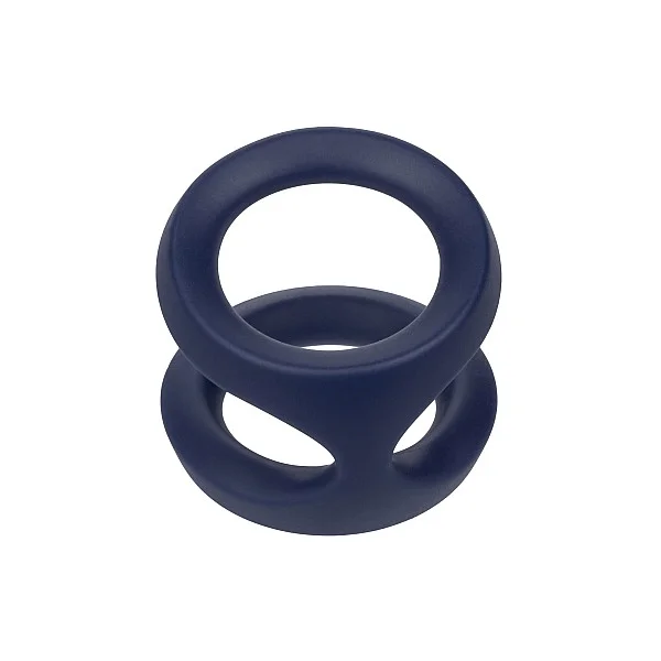 Viceroy Dual Ring - Blauw van het merk Viceroy - Cockringen - online bestellen bij Masculum.nl. De discrete online seks-toys en erotisch heren ondergoed winkel voor gay & hetero mannen.
