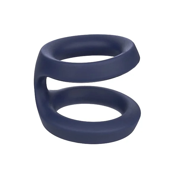 Viceroy Dual Ring - Blauw van het merk Viceroy - Cockringen - online bestellen bij Masculum.nl. De discrete online seks-toys en erotisch heren ondergoed winkel voor gay & hetero mannen.