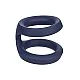 Viceroy Dual Ring - Blauw van het merk Viceroy - Cockringen - online bestellen bij Masculum.nl. De discrete online seks-toys en erotisch heren ondergoed winkel voor gay & hetero mannen.