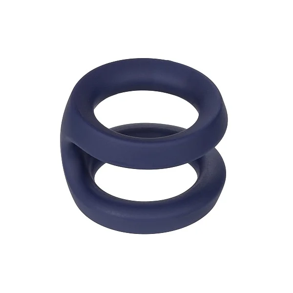 Viceroy Dual Ring - Blauw van het merk Viceroy - Cockringen - online bestellen bij Masculum.nl. De discrete online seks-toys en erotisch heren ondergoed winkel voor gay & hetero mannen.