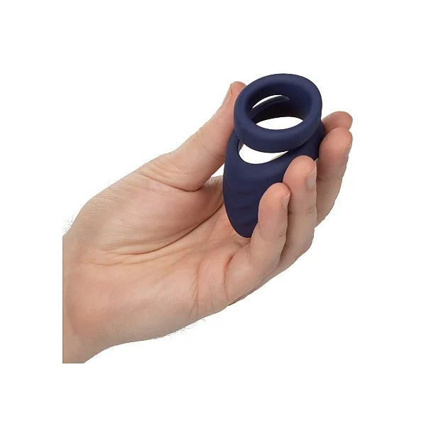 Viceroy Perineum Dual Ring - Blauw van het merk Viceroy - Cockringen - online kopen bij Masculum.nl. De discrete online seks-toys en erotisch heren ondergoed winkel voor gay & hetero mannen.