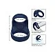 Rechargeable Max Dual Ring - Blauw van het merk Viceroy - Cockringen - online bestellen bij Masculum.nl. De discrete online seks-toys en erotisch heren ondergoed winkel voor gay & hetero mannen.
