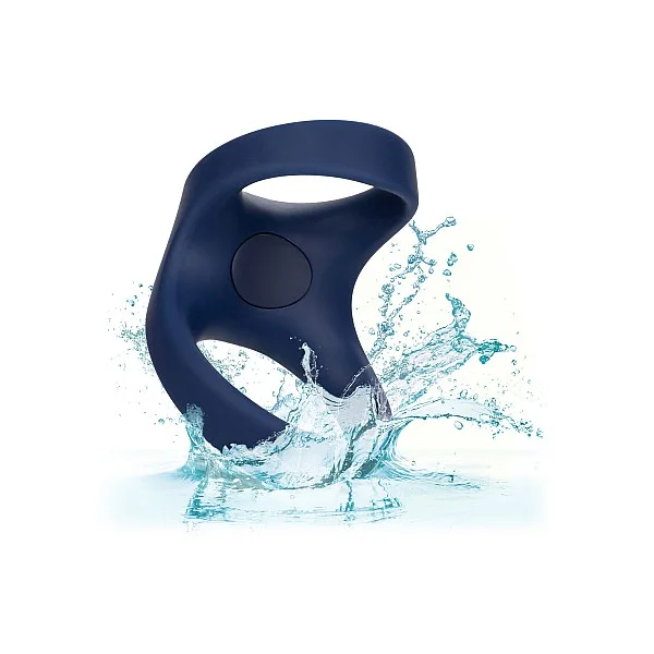Rechargeable Max Dual Ring - Blauw van het merk Viceroy - Cockringen - online bestellen bij Masculum.nl. De discrete online seks-toys en erotisch heren ondergoed winkel voor gay & hetero mannen.