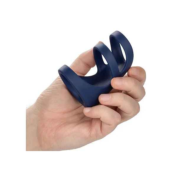Rechargeable Triple Cock Cage - Blauw van het merk Viceroy - Penis Sleeves - online kopen bij Masculum.nl. De discrete online seks-toys en erotisch heren ondergoed winkel voor gay & hetero mannen.