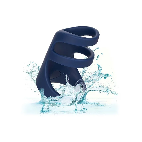 Rechargeable Triple Cock Cage - Blauw van het merk Viceroy - Penis Sleeves - online kopen bij Masculum.nl. De discrete online seks-toys en erotisch heren ondergoed winkel voor gay & hetero mannen.