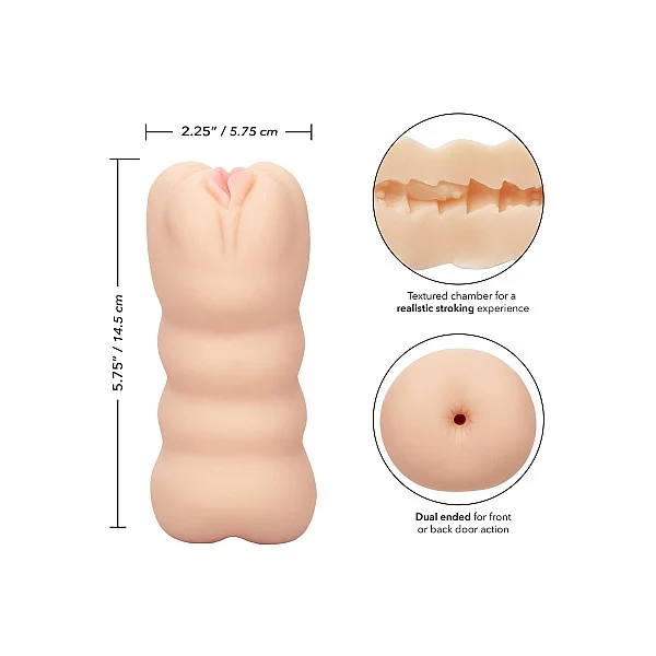 Cheap Thrills The Three Way - Lichte huidskleur van het merk Cheap Thrills - Kunst Vagina - online bestellen bij Masculum.nl. De discrete online seks-toys en erotisch heren ondergoed winkel voor gay & hetero mannen.