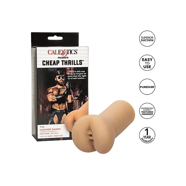 Cheap Thrills Leather Daddy - Caramel huidskleur van het merk Cheap Thrills - Anus Masturbators - online bestellen bij Masculum.nl. De discrete online seks-toys en erotisch heren ondergoed winkel voor gay & hetero mannen.