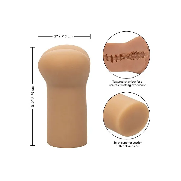 Cheap Thrills Leather Daddy - Caramel huidskleur van het merk Cheap Thrills - Anus Masturbators - online bestellen bij Masculum.nl. De discrete online seks-toys en erotisch heren ondergoed winkel voor gay & hetero mannen.