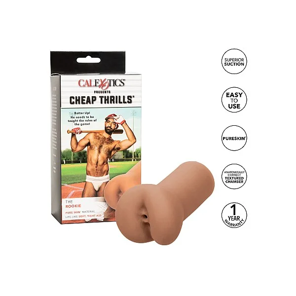 Cheap Thrills The Rookie - Bruine huidskleur van het merk Cheap Thrills - Anus Masturbators - online kopen bij Masculum.nl. De discrete online seks-toys en erotisch heren ondergoed winkel voor gay & hetero mannen.