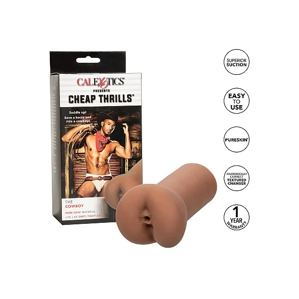 Cheap Thrills The Cowboy - Bruine huidskleur van het merk Cheap Thrills - Anus Masturbators - online bestellen bij Masculum.nl. De discrete online seks-toys en erotisch heren ondergoed winkel voor gay & hetero mannen.