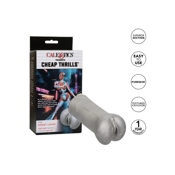 Cheap Thrills The Robot Lover - Grijs van het merk Cheap Thrills - Kunst Vagina - online kopen bij Masculum.nl. De discrete online seks-toys en erotisch heren ondergoed winkel voor gay & hetero mannen.