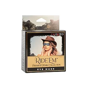 Ride 'em Premium Denim Collection Eye Mask - Blauw