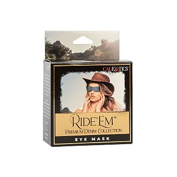 Ride 'em Premium Denim Collection Eye Mask - Blauw
