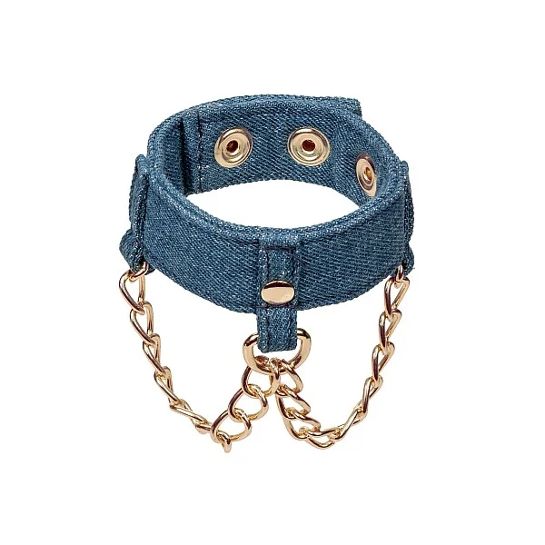 Ride 'em Premium Denim Collection Wrist Cuffs - Blauw van het merk Ride Em - Boeien - online kopen bij Masculum.nl. De discrete online seks-toys en erotisch heren ondergoed winkel voor gay & hetero mannen.