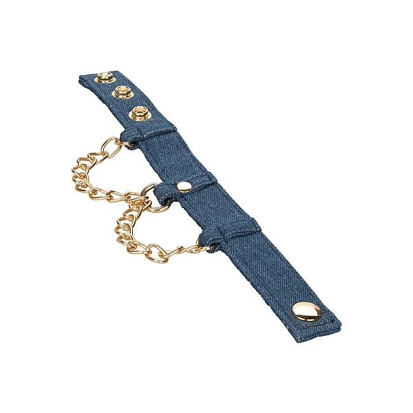Ride 'em Premium Denim Collection Wrist Cuffs - Blauw van het merk Ride Em - Boeien - online kopen bij Masculum.nl. De discrete online seks-toys en erotisch heren ondergoed winkel voor gay & hetero mannen.