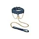 Ride 'em Premium Denim Collection Collar with Leash - Blauw van het merk Ride Em - BDSM Collars - online kopen bij Masculum.nl. De discrete online seks-toys en erotisch heren ondergoed winkel voor gay & hetero mannen.