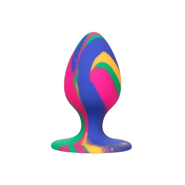 Cheeky Medium Tie-Dye Plug - Meerkleurig van het merk Cheeky - Buttplugs - online kopen bij Masculum.nl. De discrete online seks-toys en erotisch heren ondergoed winkel voor gay & hetero mannen.