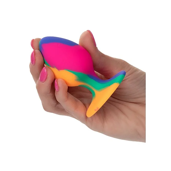 Cheeky Medium Tie-Dye Plug - Meerkleurig van het merk Cheeky - Buttplugs - online kopen bij Masculum.nl. De discrete online seks-toys en erotisch heren ondergoed winkel voor gay & hetero mannen.