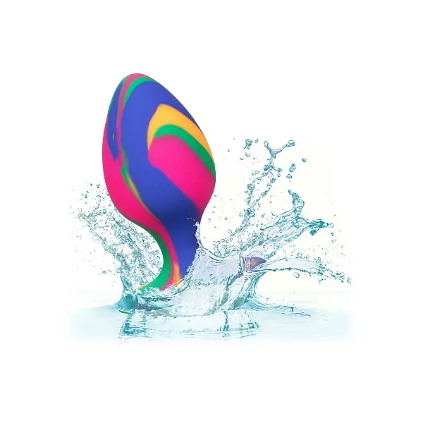 Cheeky Medium Tie-Dye Plug - Meerkleurig van het merk Cheeky - Buttplugs - online kopen bij Masculum.nl. De discrete online seks-toys en erotisch heren ondergoed winkel voor gay & hetero mannen.
