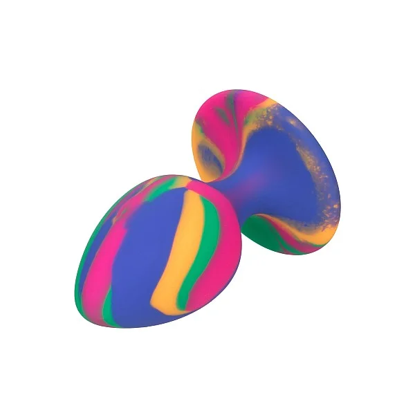 Cheeky Medium Tie-Dye Plug - Meerkleurig van het merk Cheeky - Buttplugs - online kopen bij Masculum.nl. De discrete online seks-toys en erotisch heren ondergoed winkel voor gay & hetero mannen.