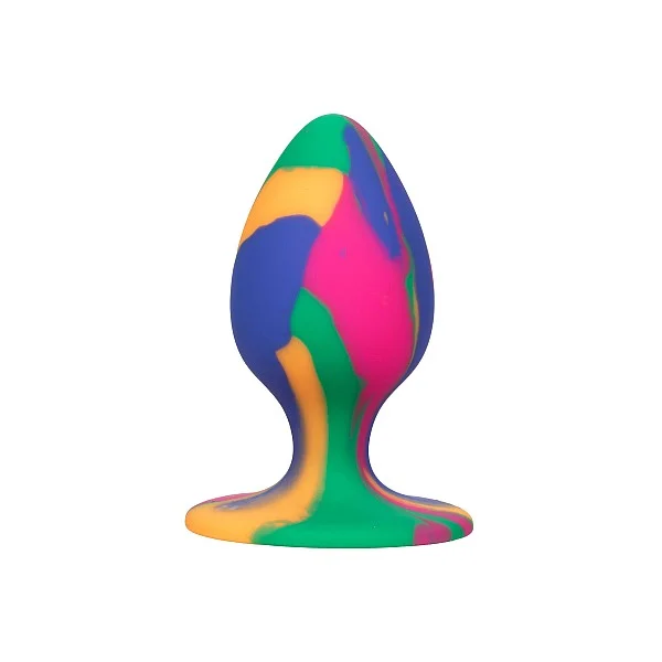 Cheeky Medium Tie-Dye Plug - Meerkleurig van het merk Cheeky - Buttplugs - online kopen bij Masculum.nl. De discrete online seks-toys en erotisch heren ondergoed winkel voor gay & hetero mannen.