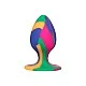 Cheeky Medium Tie-Dye Plug - Meerkleurig van het merk Cheeky - Buttplugs - online kopen bij Masculum.nl. De discrete online seks-toys en erotisch heren ondergoed winkel voor gay & hetero mannen.