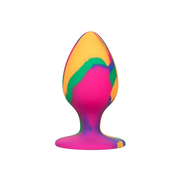Cheeky Large Tie-Dye Plug - Meerkleurig van het merk Cheeky - Buttplugs - online kopen bij Masculum.nl. De discrete online seks-toys en erotisch heren ondergoed winkel voor gay & hetero mannen.