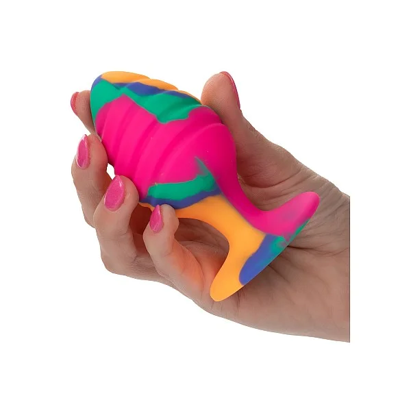 Cheeky Large Swirl Plug - Meerkleurig van het merk Cheeky - Buttplugs - online bestellen bij Masculum.nl. De discrete online seks-toys en erotisch heren ondergoed winkel voor gay & hetero mannen.