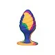 Cheeky Large Swirl Plug - Meerkleurig van het merk Cheeky - Buttplugs - online bestellen bij Masculum.nl. De discrete online seks-toys en erotisch heren ondergoed winkel voor gay & hetero mannen.