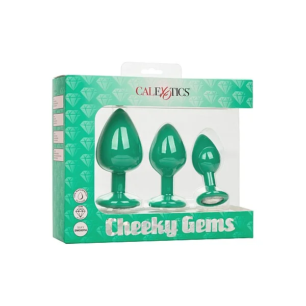 Cheeky Gems 3 Pcs - Groen van het merk Cheeky - Buttplugs - online kopen bij Masculum.nl. De discrete online seks-toys en erotisch heren ondergoed winkel voor gay & hetero mannen.