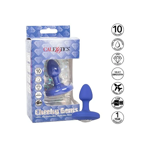 Vibrating Probe Small - Blauw van het merk Cheeky - Buttplugs - online bestellen bij Masculum.nl. De discrete online seks-toys en erotisch heren ondergoed winkel voor gay & hetero mannen.