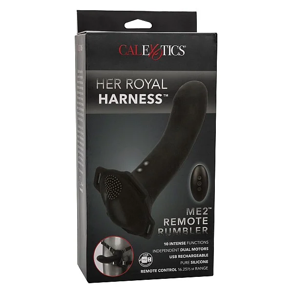 Me2 Remote Rumbler - Zwart van het merk Her Royal Harness -  - online kopen bij Masculum.nl. De discrete online seks-toys en erotisch heren ondergoed winkel voor gay & hetero mannen.