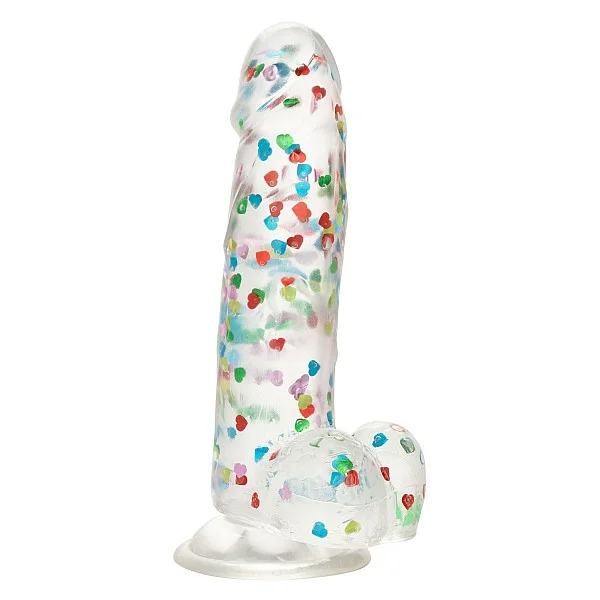 I Love Dick Heart Filled Dong - Transparant van het merk Naughty Bits - Dildo's - online bestellen bij Masculum.nl. De discrete online seks-toys en erotisch heren ondergoed winkel voor gay & hetero mannen.