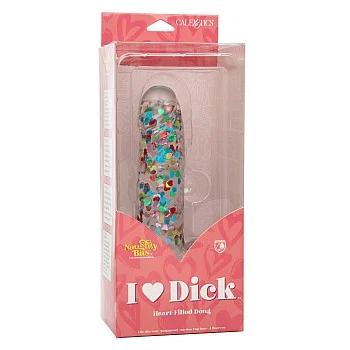 I Love Dick Heart Filled Dong - Transparant