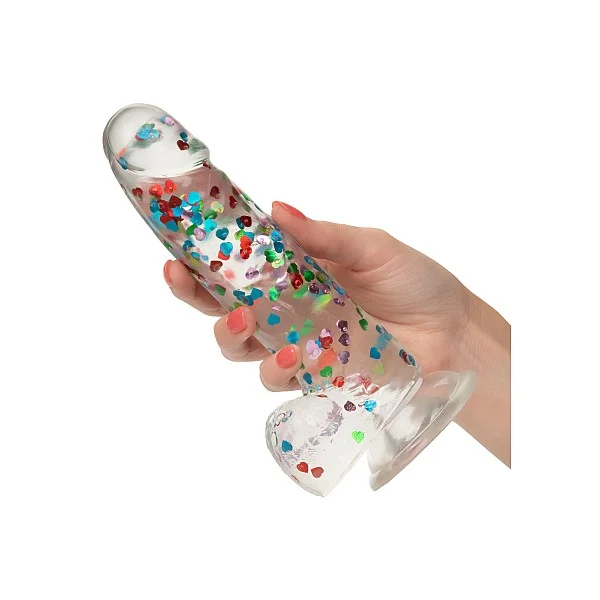 I Love Dick Heart Filled Dong - Transparant van het merk Naughty Bits - Dildo's - online bestellen bij Masculum.nl. De discrete online seks-toys en erotisch heren ondergoed winkel voor gay & hetero mannen.