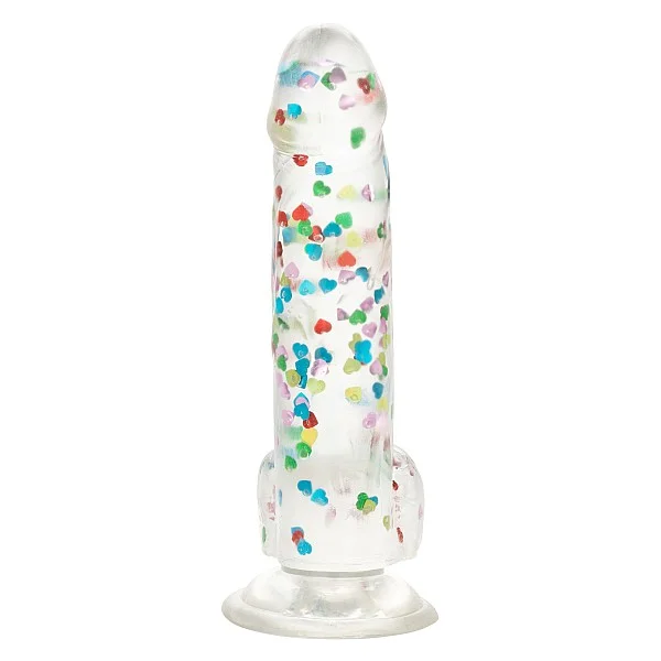 I Love Dick Heart Filled Dong - Transparant van het merk Naughty Bits - Dildo's - online bestellen bij Masculum.nl. De discrete online seks-toys en erotisch heren ondergoed winkel voor gay & hetero mannen.