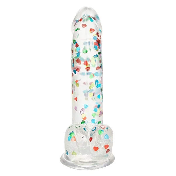 I Love Dick Heart Filled Dong - Transparant van het merk Naughty Bits - Dildo's - online bestellen bij Masculum.nl. De discrete online seks-toys en erotisch heren ondergoed winkel voor gay & hetero mannen.