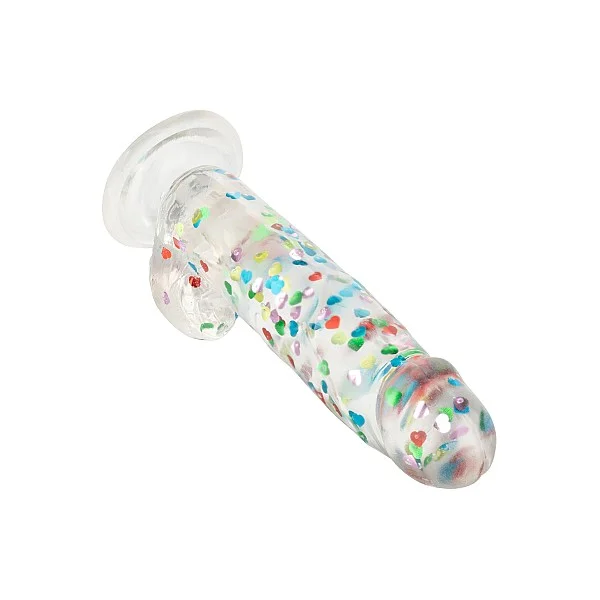 I Love Dick Heart Filled Dong - Transparant van het merk Naughty Bits - Dildo's - online bestellen bij Masculum.nl. De discrete online seks-toys en erotisch heren ondergoed winkel voor gay & hetero mannen.