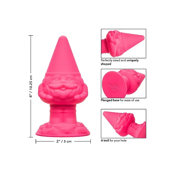 Anal Gnome Gnome Butt Plug - Roze van het merk Naughty Bits - Klassieke Buttplugs - online kopen bij Masculum.nl. De discrete online seks-toys en erotisch heren ondergoed winkel voor gay & hetero mannen.
