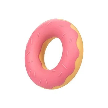 Dickin’ Donuts Silicone Donut Cock Ring - Roze
