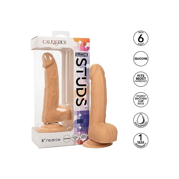 Silicone Studs 6 Inch - Lichte huidskleur van het merk Stud - Realistische Dildo's - online bestellen bij Masculum.nl. De discrete online seks-toys en erotisch heren ondergoed winkel voor gay & hetero mannen.