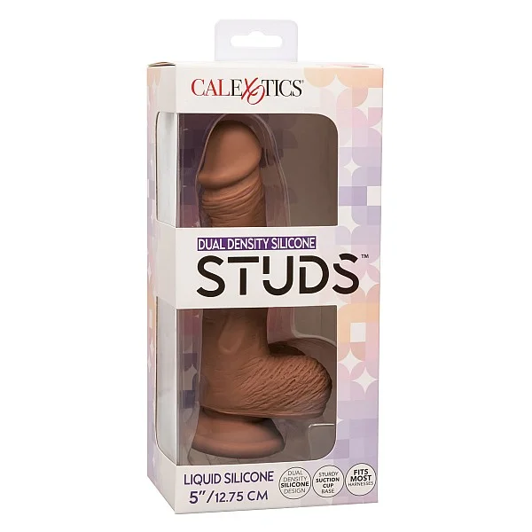 Dual Density Silic Stud 5 Inch - Bruine huidskleur van het merk Stud - Realistische Dildo's - online kopen bij Masculum.nl. De discrete online seks-toys en erotisch heren ondergoed winkel voor gay & hetero mannen.