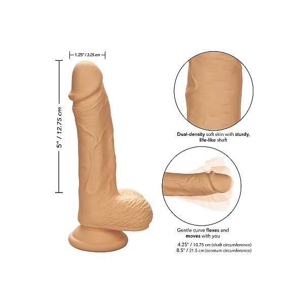Dual Density Silic Stud 5 Inch - Lichte huidskleur van het merk Stud - Realistische Dildo's - online kopen bij Masculum.nl. De discrete online seks-toys en erotisch heren ondergoed winkel voor gay & hetero mannen.