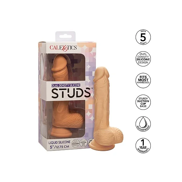 Dual Density Silic Stud 5 Inch - Lichte huidskleur van het merk Stud - Realistische Dildo's - online kopen bij Masculum.nl. De discrete online seks-toys en erotisch heren ondergoed winkel voor gay & hetero mannen.