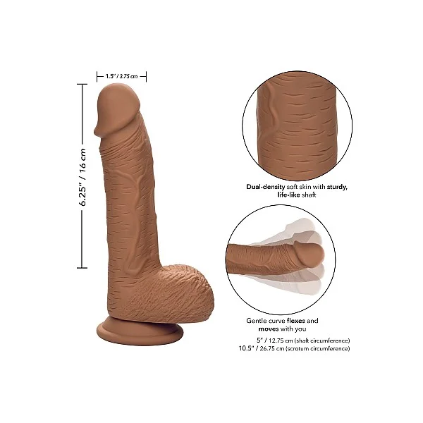 Dual Density Silic Stud 6.25 I - Bruine huidskleur van het merk Stud - Realistische Dildo's - online bestellen bij Masculum.nl. De discrete online seks-toys en erotisch heren ondergoed winkel voor gay & hetero mannen.