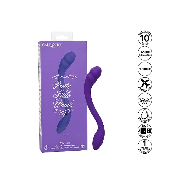 Pretty Little Wands Charmer - Paars van het merk Pretty Little Wands - Prostaat Vibrators - online bestellen bij Masculum.nl. De discrete online seks-toys en erotisch heren ondergoed winkel voor gay & hetero mannen.