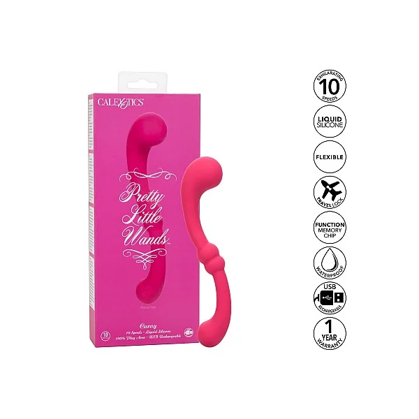 Pretty Little Wands Curvy - Roze van het merk Pretty Little Wands - Prostaat Vibrators - online kopen bij Masculum.nl. De discrete online seks-toys en erotisch heren ondergoed winkel voor gay & hetero mannen.
