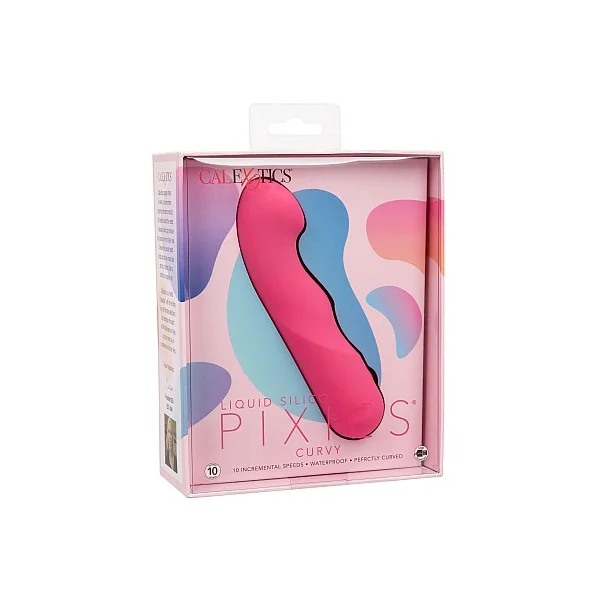 Pixies Curvy - Roze van het merk Pixies - Kleine Vibrators - online bestellen bij Masculum.nl. De discrete online seks-toys en erotisch heren ondergoed winkel voor gay & hetero mannen.